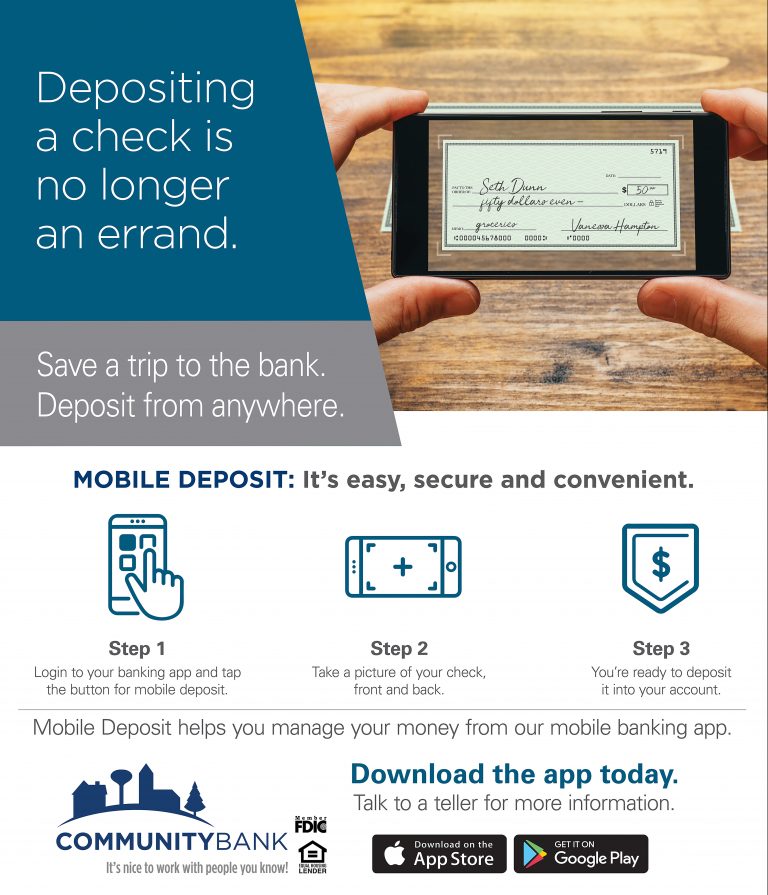 Mobile Deposit Community Bank